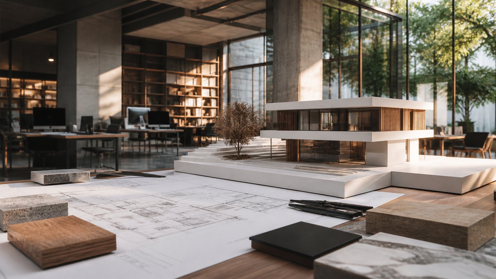 Estudio de arquitectura INCORE — modelo y planos